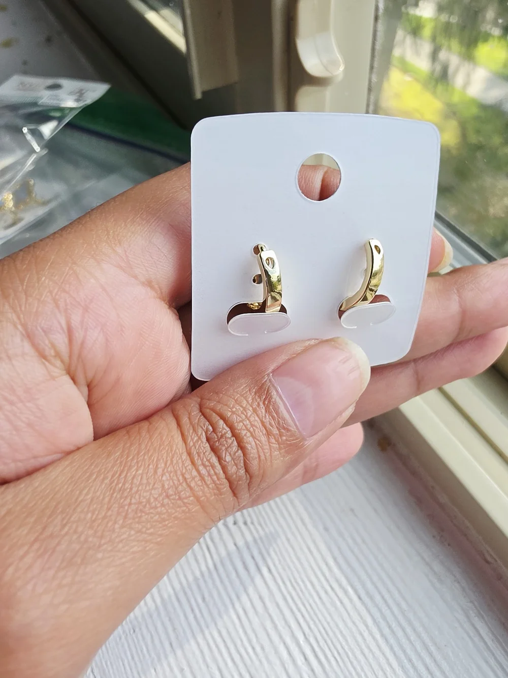 Argollitas Oro Laminado 14k